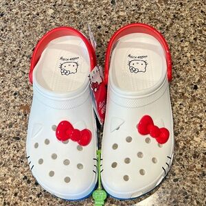 CROCS Hello Kitty Sneakers - White and Red
